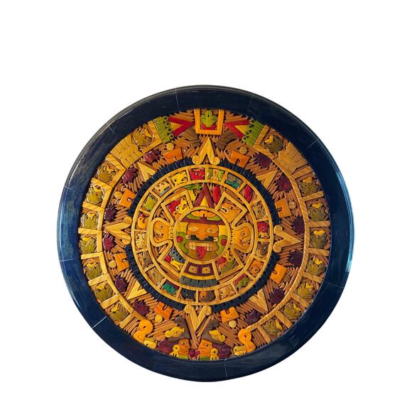 Mayan Aztec calendar wall art - Picture 1 of 12